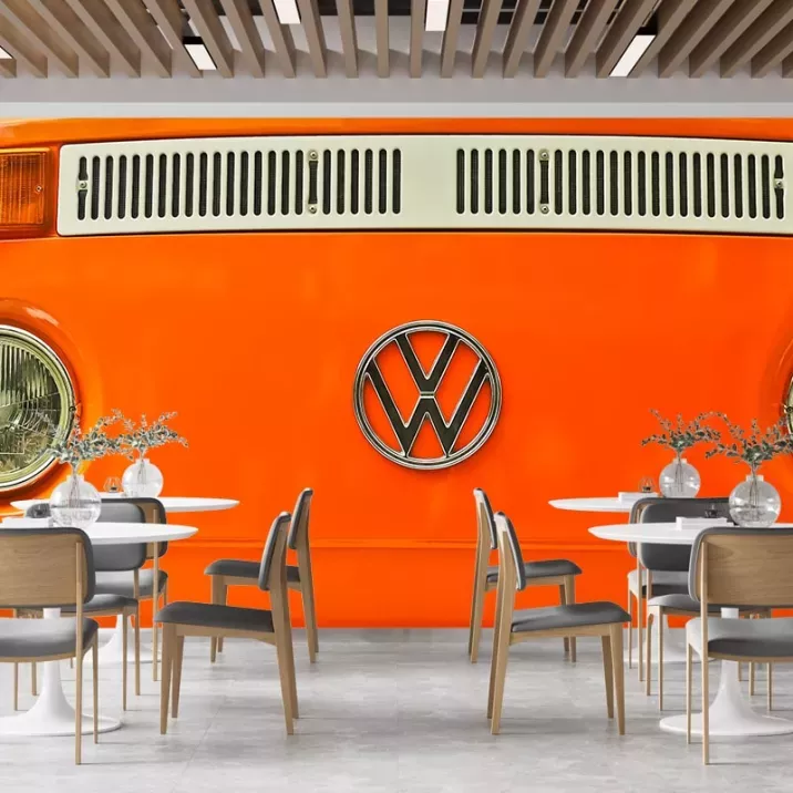 Papier Peint Panoramique Combi Orange