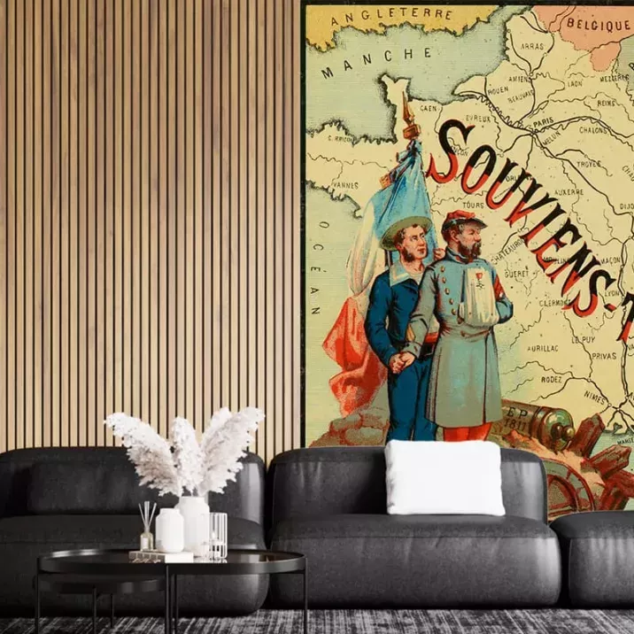 Papier Peint Panoramique Estampe - Souviens-toi