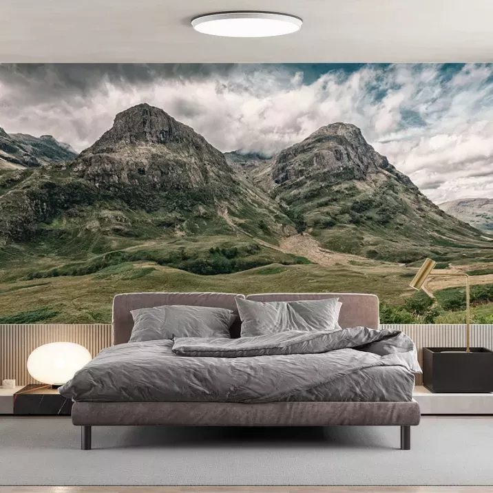 Papier Peint Panoramique Montagne Collines