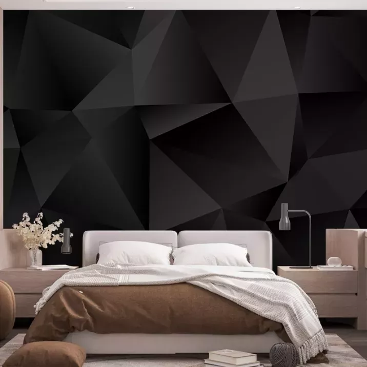 Papier Peint Panoramique Relief Noir