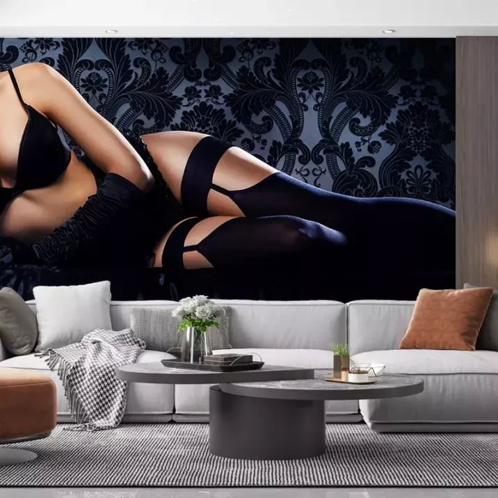 Papier Peint Panoramique Femme Sexy Lingerie 2