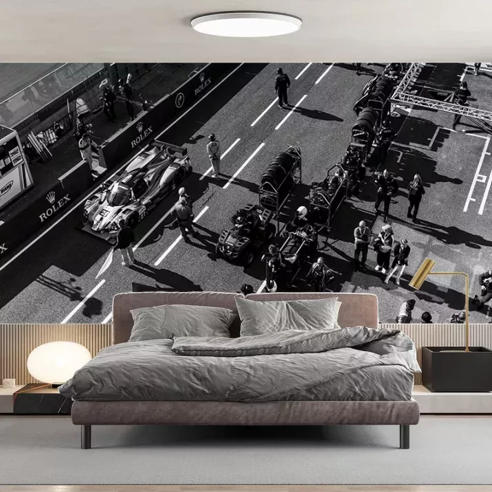 Papier Peint Panoramique Stande Course