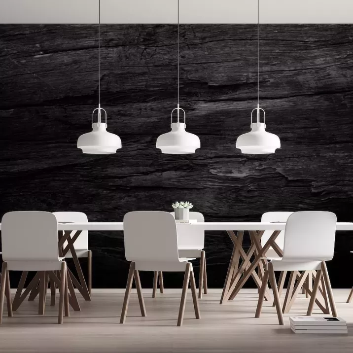 Papier peint Panoramique Bois Noir