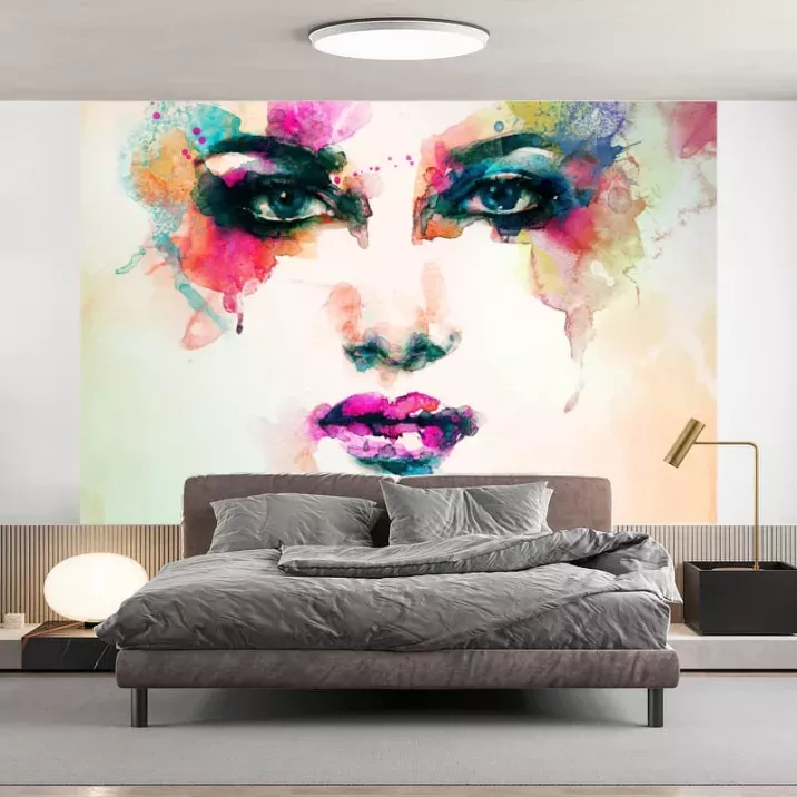 Papier Peint Panoramique Art Visage