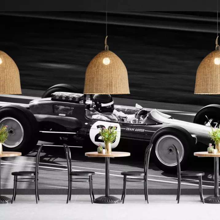 Papier Peint Panoramique Vintage Lotus