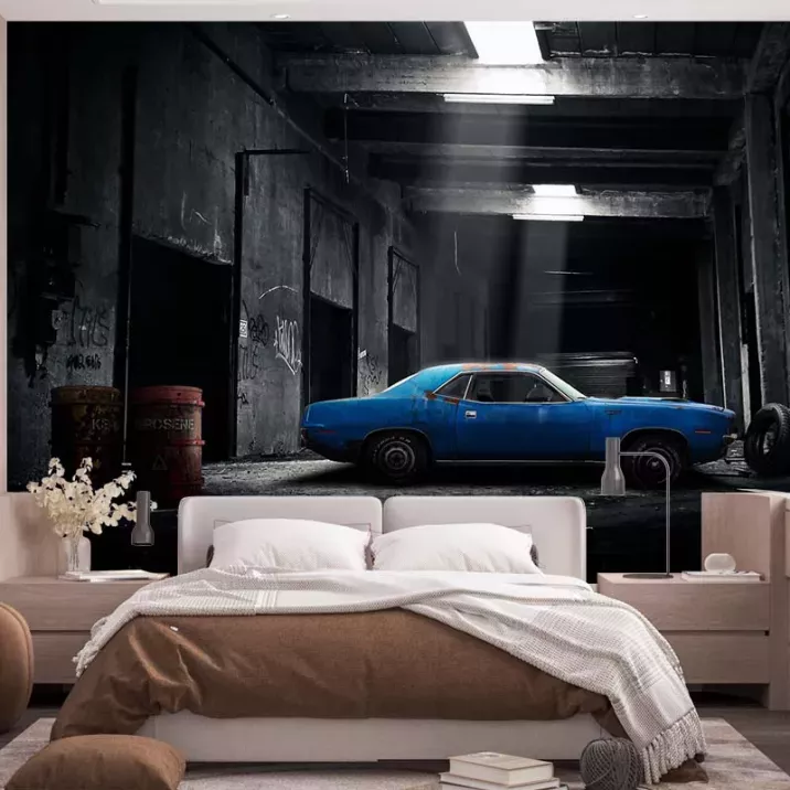 Papier Peint Panoramique Rusty Dodge Garage