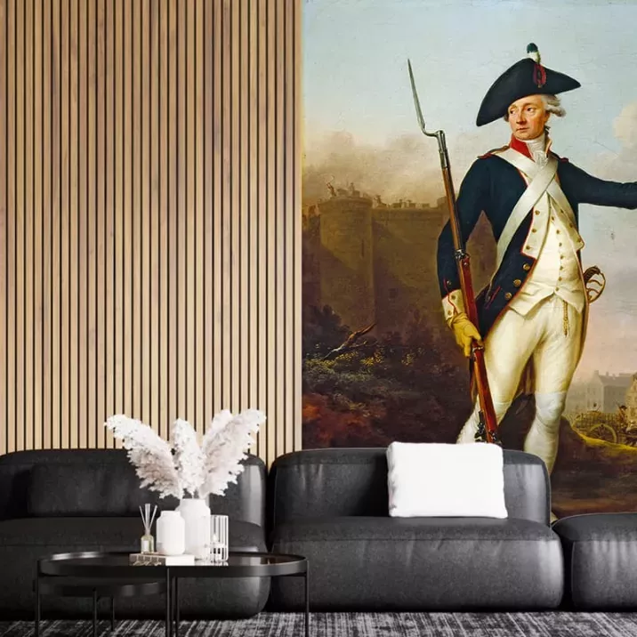 Papier Peint Panoramique Peinture 18e siècle Jean-François Bellier - Le citoyen Nau-Deville