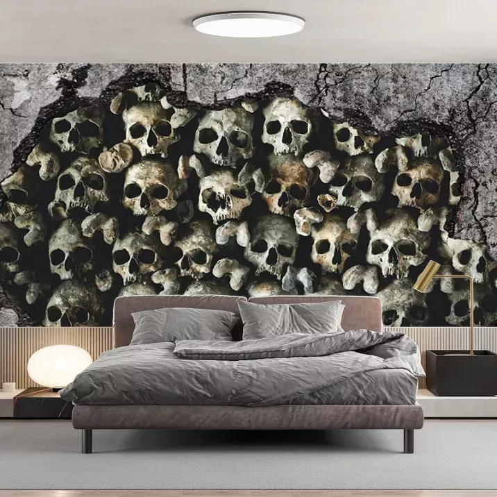Papier Peint Panoramique Mur de Cranes