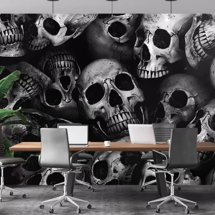 Papier Peint Panoramique Tête de Mort Skull 2