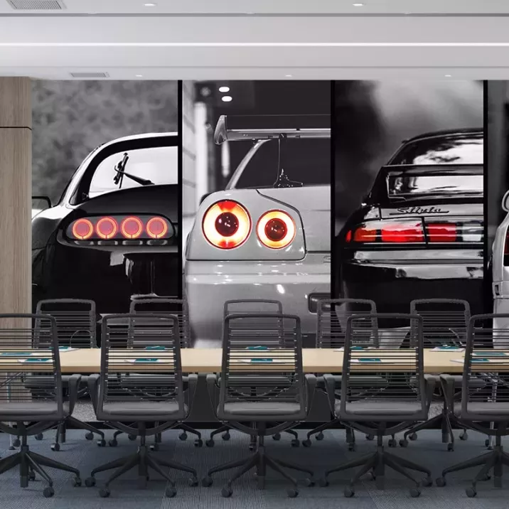 Papier Peint Panoramique Voiture JDM Feu Arrière