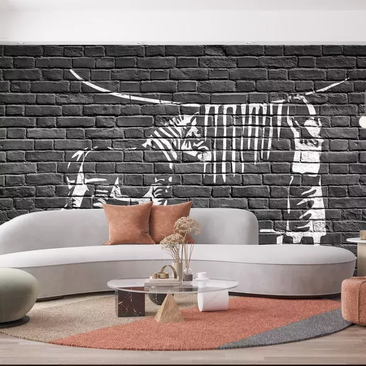 Papier Peint Panoramique Banksy - Zèbre Washing