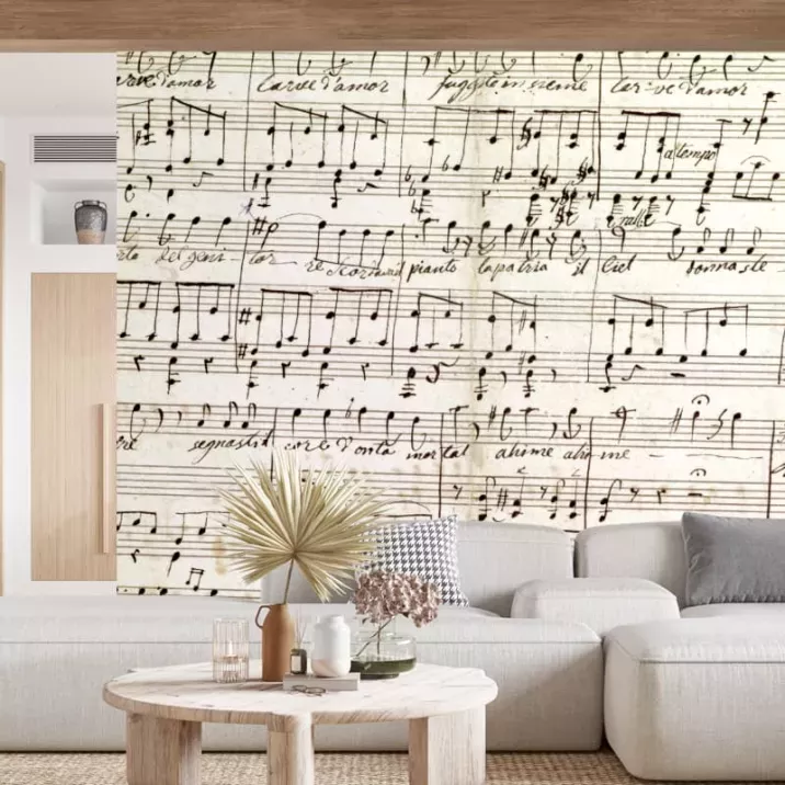 Papier Peint Panoramique Partition