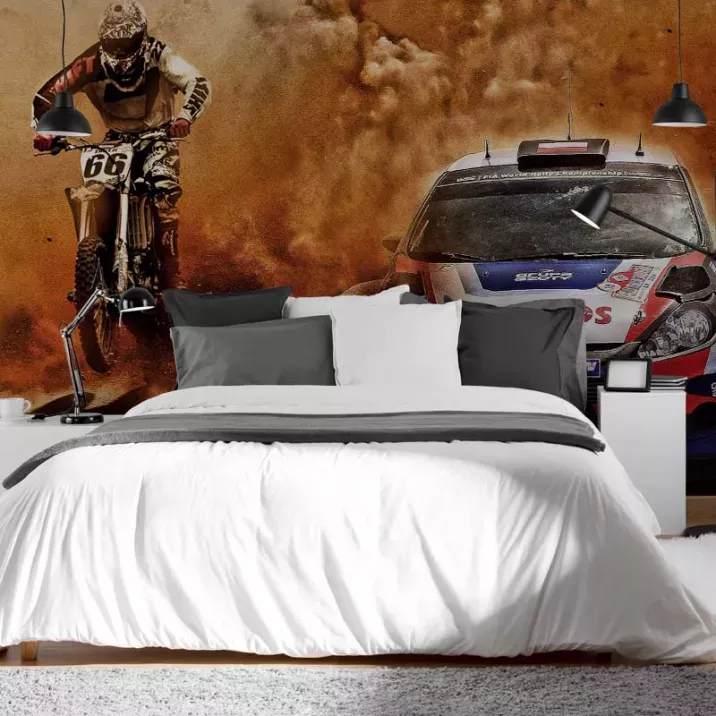 Papier Peint Panoramique Motocross et Rallye