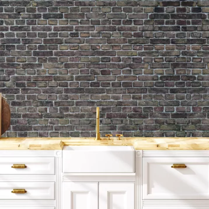 Papier peint Panoramique Briques grises