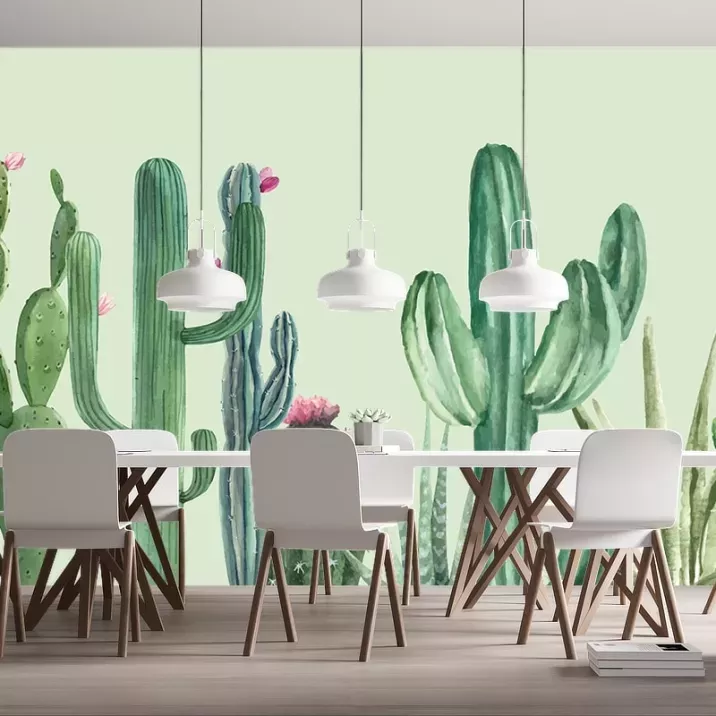 Papier Peint Panoramique Cactus 2