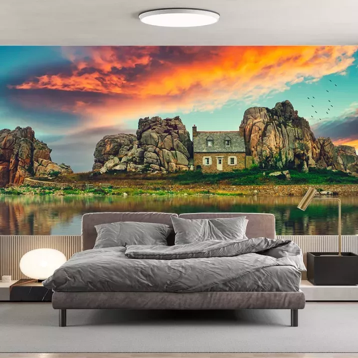 Papier Peint Panoramique Maison île